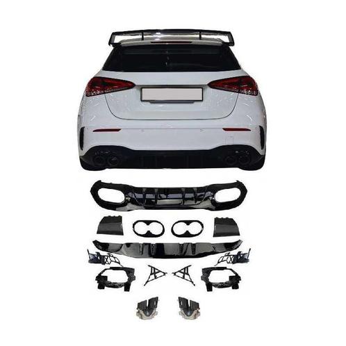 Diffuser voor mercedes a-klasse w177 hatchback 2019+ dubbele, Auto-onderdelen, Carrosserie en Plaatwerk, Nieuw