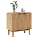 vidaXL Gangkast OTTA 75x40x75 cm massief grenenhout, Verzenden, Nieuw