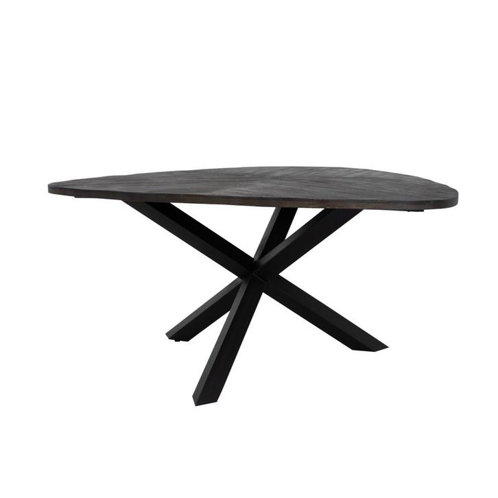 *WOONWINKEL* Tower Living Trivero Driehoek Eettafel Mangohou, Huis en Inrichting, Tafels | Eettafels, Nieuw, Verzenden