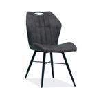 MX Sofa Eetkamerstoel Scala | Cognac | Microvezel stof, Huis en Inrichting, Stoelen, Ophalen, Nieuw, Industrieel