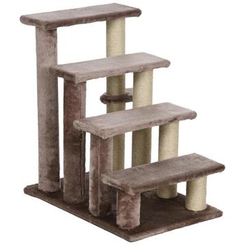 Dierentrap, Krabpaal, 4 Treden, Voor Dieren Tot 5 Kg, 60x40x