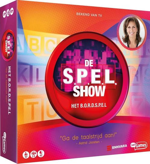De S.P.E.L. Show - Bordspel | Just Games -, Hobby en Vrije tijd, Gezelschapsspellen | Bordspellen, Nieuw, Verzenden