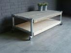 Salontafel Steigerbuis - 60 x 60 x 45 cm - Meerdere, Huis en Inrichting, Tafels | Salontafels, Ophalen of Verzenden, Nieuw
