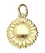 Gouden Zonnebloem ketting hanger, Sieraden, Tassen en Uiterlijk, Kettinghangers, Verzenden, Nieuw