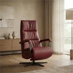Leren elektrisch relaxfauteuil Core - Massif Rubino, Huis en Inrichting, Fauteuils, Bohemian, Industrieel, Modern, Scandinavisch