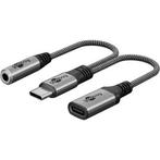 USB C naar 3.5 mm jack | Goobay | 0.15 meter, Verzenden, Nieuw