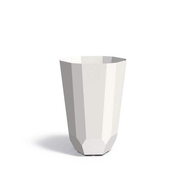 Aluminium bloempot Facet Ø65x100cm - Met bodem, Tuin en Terras, Bloembakken en Plantenbakken, 60 cm of meer, 60 tot 100 cm, Tuin
