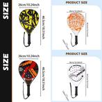 Padel Racket Lichtgewicht – Beginners met Antislip Grip, Verzenden, Nieuw