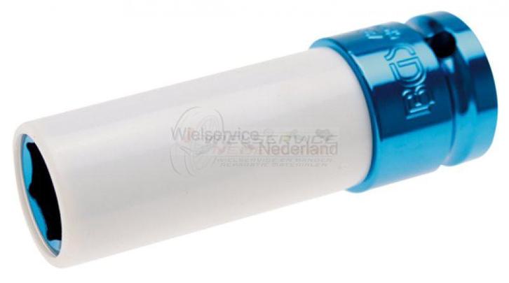 1/2 Krachtdop 17mm, lang dunwandig (blauw) (Krachtdoppen), Auto diversen, Autogereedschap, Nieuw, Verzenden