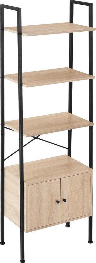 2dekans | tectake - Wandrek wandkast stellingkast boekenkast, Huis en Inrichting, Woonaccessoires | Overige, Zo goed als nieuw