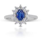 Ring Witgoud Saffier - Diamant