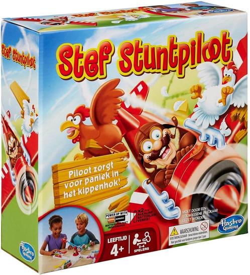 Stef Stuntpiloot | Hasbro - Kinderspellen, Hobby en Vrije tijd, Gezelschapsspellen | Bordspellen, Nieuw, Verzenden