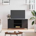 vidaXL Tv-meubel 100x40x50 cm bewerkt hout zwart, 100 tot 150 cm, Verzenden, Nieuw, Minder dan 100 cm