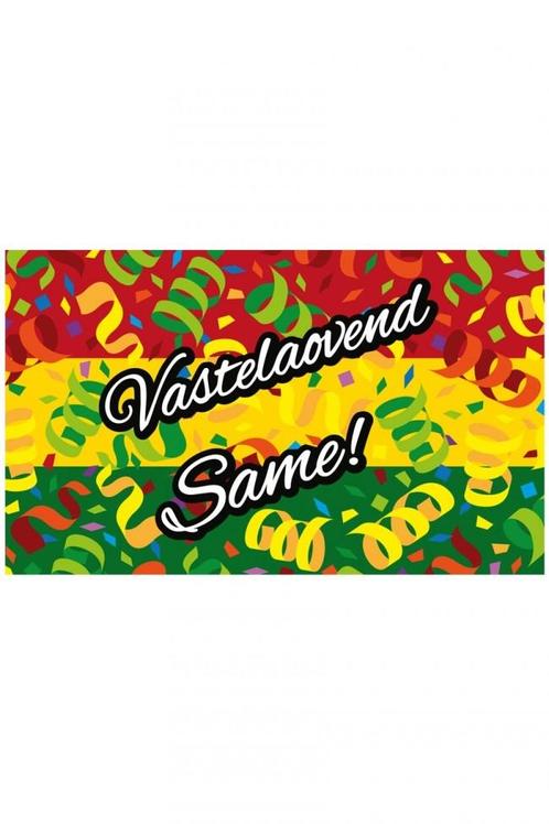 Gevelvlag Vastelaovend Same 90X150, Hobby en Vrije tijd, Feestartikelen, Nieuw, Verzenden