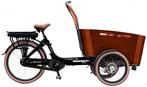 Vogue Carry bakfiets Midden motor Kangeroo 7V zwart/bruin, Fietsen en Brommers, Verzenden, Nieuw