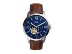 Fossil Townsman ME3110 Herenhorloge 44 mm - Zilverkleurig, Verzenden, Zo goed als nieuw
