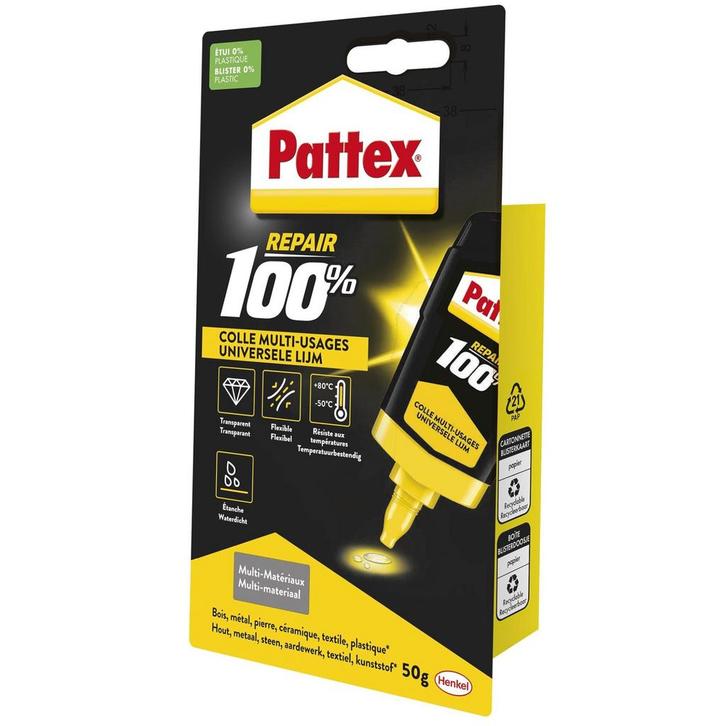 Pattex Alles-in-één lijm - Transparant - Flexibel - Water., Hobby en Vrije tijd, Schilderen, Nieuw, Ophalen of Verzenden