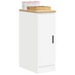 vidaXL Garagekast 30x51x85 cm massief grenenhout wit, Huis en Inrichting, Verzenden, Nieuw
