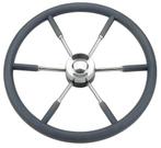 STUURWIEL TYPE 9 RVS POLY 55 CM, Watersport en Boten, Ophalen of Verzenden, Nieuw, Zeilboot of Motorboot