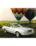 1977 FORD MUSTANG II BROCHURE ENGELS (USA), Nieuw, Author