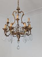 Kroonluchter - Kristal - Brons met gouden afwerking