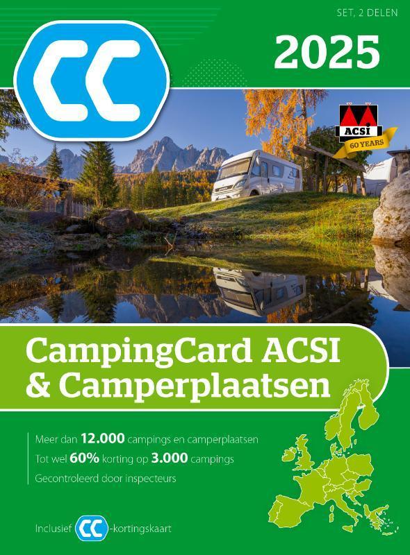 CampingCard ACSI & Camperplaatsen 2025 / ACSI Campinggids, Boeken, Reisgidsen, Gelezen, Verzenden