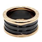 Bvlgari - Ring - B.zero 1 - 18 karaat Roségoud, Keramiek, Nieuw