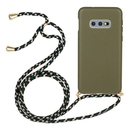 Galaxy S10E Crossbody TPU Hoesje met Koord Groen, Telecommunicatie, Mobiele telefoons | Hoesjes en Frontjes | Samsung, Nieuw, Ophalen of Verzenden
