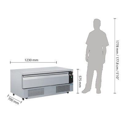 Polar U-serie compacte koeler - vriezer 1 lade 3x GN 1/1, Zakelijke goederen, Horeca | Keukenapparatuur, Nieuw in verpakking, Verzenden