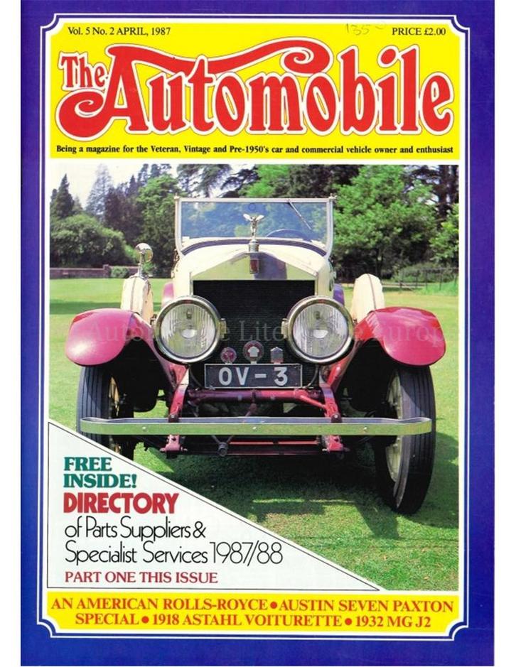 1987 THE AUTOMOBILE MAGAZINE 02, Boeken, Auto's | Folders en Tijdschriften