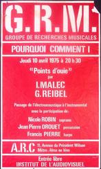 Poster over elektrische muziek concert in Frankrijk, Verzamelen, Posters, Verzenden, Nieuw, Overige onderwerpen, Met lijst