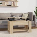 vidaXL Salontafel 101x49x52 cm bewerkt hout sonoma, Minder dan 50 cm, 100 tot 150 cm, 50 tot 75 cm, Verzenden
