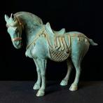 Exclusief Tang-Dynasty stijl paard 33.5 cm / 3.9 kg - Brons