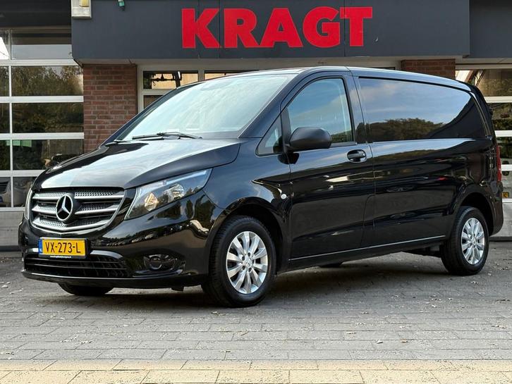Zakelijke Lease |  Mercedes-Benz Vito 111 CDI Functional Lan, Auto's, Bestelauto's, Dealer onderhouden, Lease, Zwart, Handgeschakeld