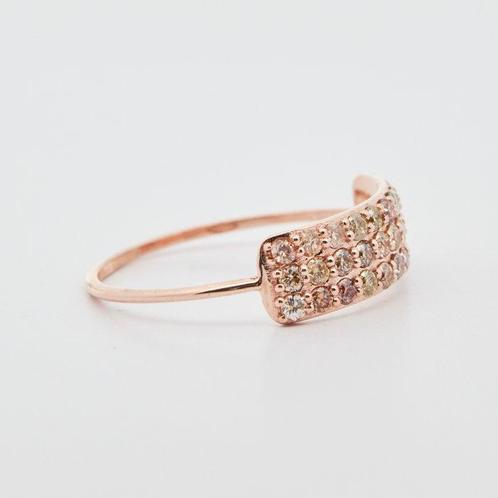 Zonder Minimumprijs - Ring 14 kt. - 0.46ct. tw. Diamant, Sieraden, Tassen en Uiterlijk, Ringen