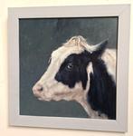 H.M. Bergen - Portret koe, Antiek en Kunst, Kunst | Schilderijen | Modern