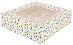 HEMA Taartdoos 28x28x7.5 confetti, Huis en Inrichting, Verzenden, Nieuw