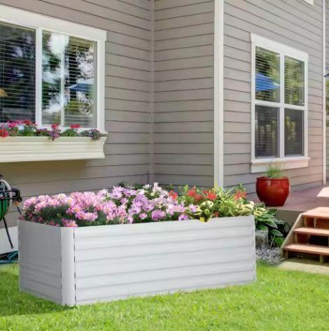 Stalen Plantenbak Verhoogd Bed 180x90x60cm Tuin en Balkon, Tuin en Terras, Bloembakken en Plantenbakken, Nieuw, Verzenden