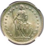 Zwitserland. 2 Francs 1963 - NGC MS64, Postzegels en Munten, Munten | Europa | Niet-Euromunten