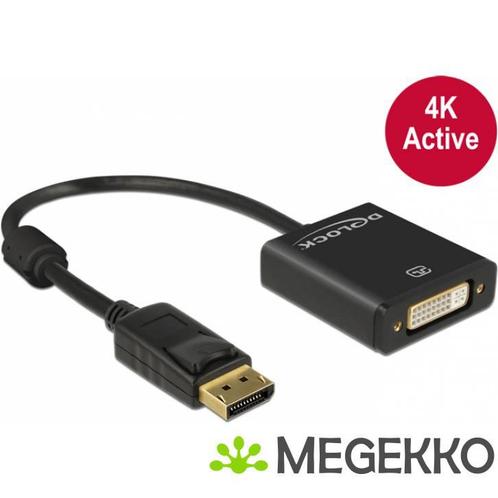 Delock 62599 Adapter DisplayPort 1.2 male > DVI female 4K, Computers en Software, Overige Computers en Software, Nieuw, Verzenden