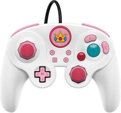 PDP Fight Pad Bedraad voor Switch - Peach/Wit, Spelcomputers en Games, Spelcomputers | Nintendo Switch, Zo goed als nieuw, Verzenden