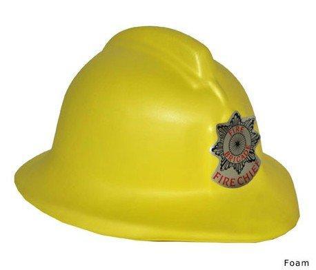 Gele brandweerhelm kind foam, Kleding | Dames, Carnavalskleding en Feestkleding, Nieuw, Ophalen of Verzenden
