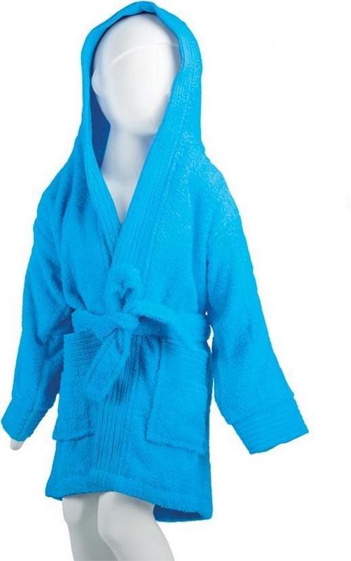 The One  - maat 134/146 - Kinderbadjas Turqouise, Huis en Inrichting, Badkamer | Badtextiel en Accessoires, Verzenden