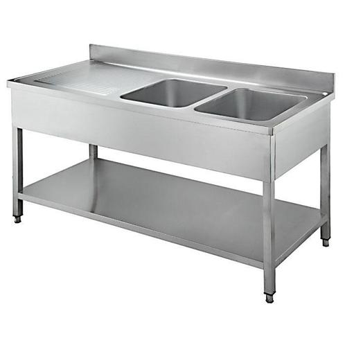 RVS Spoeltafel - 2x Bak Rechts - 1800mm breed - 700mm, Zakelijke goederen, Horeca | Meubilair en Inrichting, Nieuw in verpakking