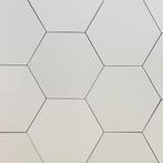 Vloertegel / wandtegel hexagon coimbra wit 17,5x20, Doe-het-zelf en Verbouw, Tegels, Keramiek, Nieuw, Ophalen of Verzenden, 10 m² of meer