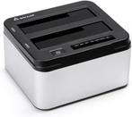 Harddisk Dockingstation Duo - Sata USB3.0 Clone - Zwart SD32, Nieuw, Ophalen of Verzenden