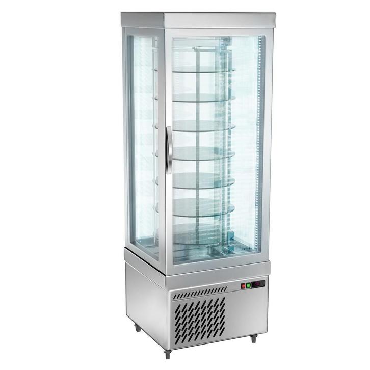 GGM Gastro | Panoramische vitrine - 430 liter - 670mm - 7 |, Witgoed en Apparatuur, Koelkasten en IJskasten, Verzenden