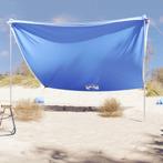vidaXL Strandluifel met zandankers 304x300 cm blauw, Caravans en Kamperen, Tenten, Verzenden, Nieuw, Tot en met 2