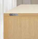 Ladekast Hout met 6 Rattan Lades en Gouden Handgrepen 120 cm, Huis en Inrichting, Kasten | Dressoirs, Verzenden, Nieuw