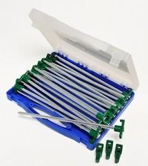 Kofferset Rotspen + kunststof haak 24 cm (Rotspennen) beschikbaar voor biedingen